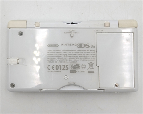 Nintendo DS Lite - Hvid - Konsol - SNR EPIC-CP-0013 (B Grade) (Genbrug)